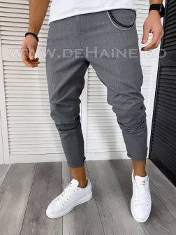 Pantaloni barbati casual gri inchis B2496 B2-3